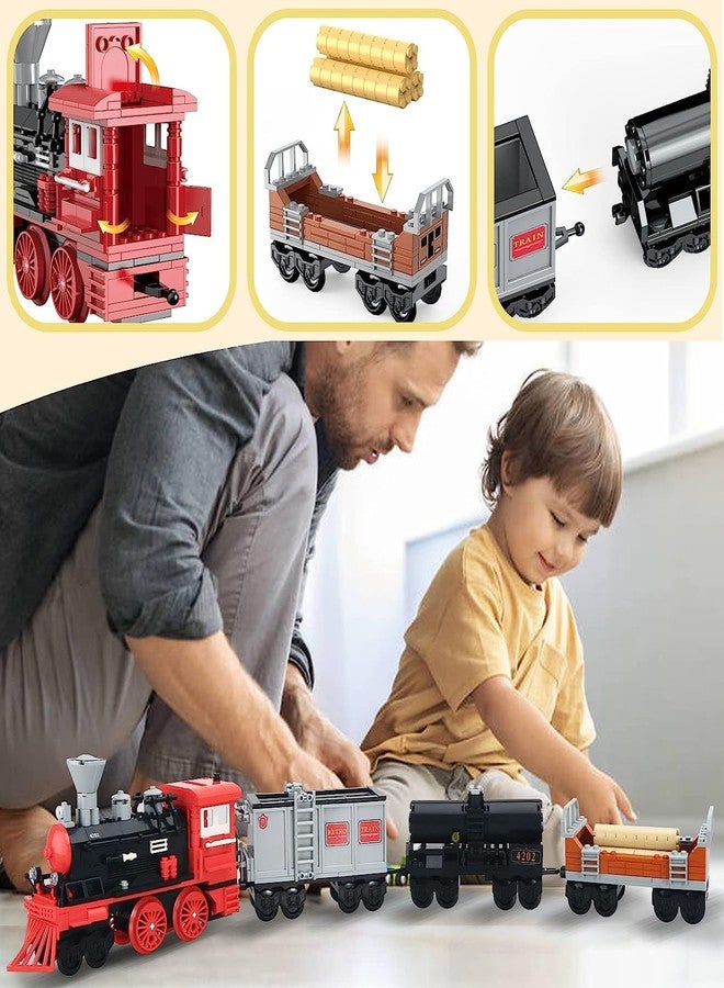 Magicwand® DIY Steam Train Building Blocks for Kids【623 Pcs】【Multi-Colored】【Pack of 1】 - Image 4
